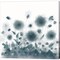 Soft Blue Botanical Spread by Angela Bawden 24" x 24" Canvas Wall Art